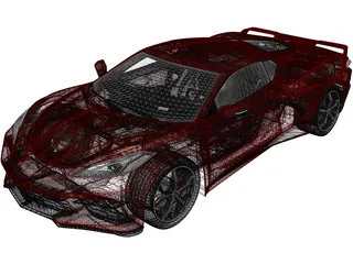 Chevrolet Corvette C8 Stingray (2020) 3D Model