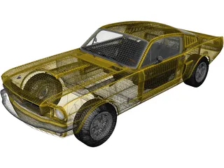 Ford Mustang Fastback (1965) 3D Model