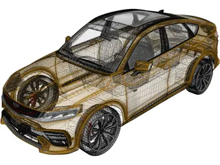 Geely Xingyue (2019) 3D Model
