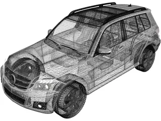 Mercedes-Benz GLK 350 (2010) 3D Model