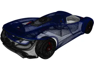 Porsche 917 Concept (2013) 3D Model