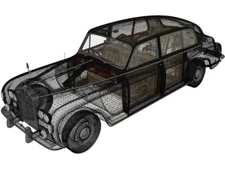 Rolls-Royce Phantom (1963) 3D Model