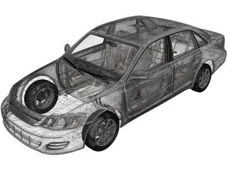 Toyota Avalon XL (2001) 3D Model