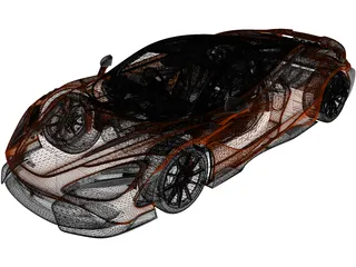 McLaren 765LT (2021) 3D Model