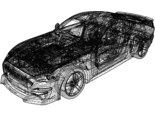 Ford Mustang Roush Stage 3 3D Model