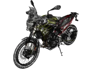 BMW F900GS (2024) 3D Model