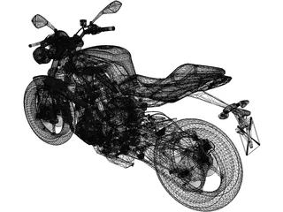 Triumph Street Triple R (2014) 3D Model