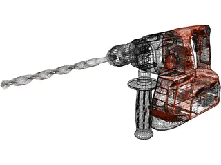 Black and Decker Hand Drill 3D Model