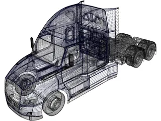 Frieghtliner Cascadia (2020) 3D Model