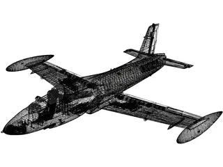 Aermacchi MB-326 3D Model