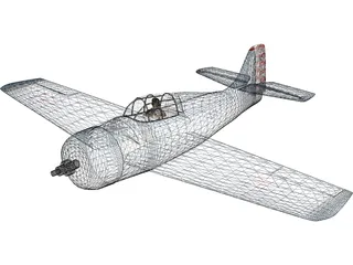 F4F-4 Wildcat 3D Model