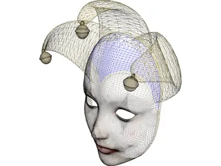 Jolly Mask 3D Model