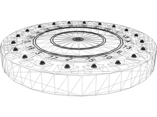 Darts Board 3D Model