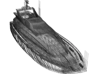 Yacht 3D Model
