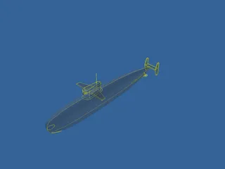 Submarine 3D Model