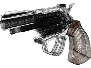Revolver 3D Model