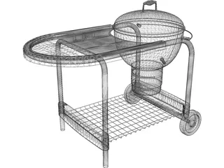 Deep Fryer BBQ Grill 3D Model