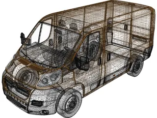 Citroen Jumper (2008) 3D Model