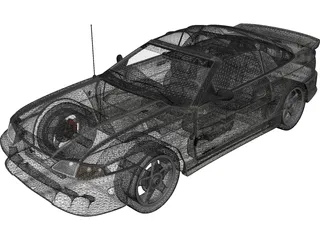 Ford Mustang Saleen 3D Model