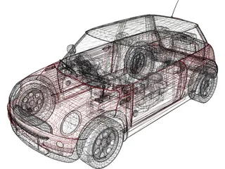 Mini Cooper 3D Model