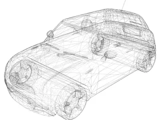 Mini Cooper (2000) 3D Model