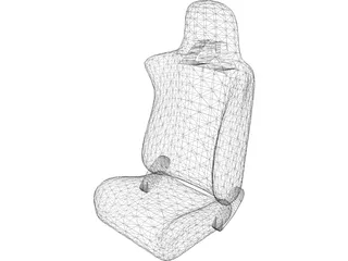 Seat Racing 3D Model
