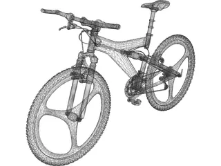 Bike Mountain 3D Model