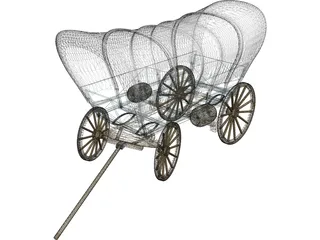 Conestoga Coach 3D Model