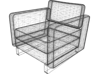 Armchair 3D Model