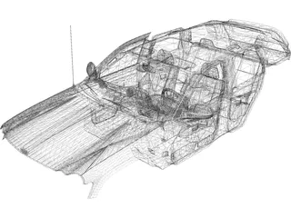 Interior Jeep Grand Cherokee 3D Model