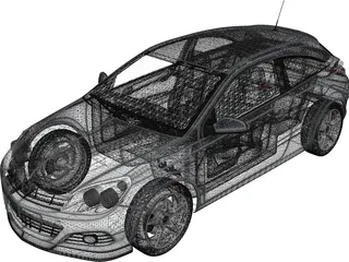 Opel Astra 3D Model
