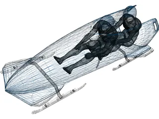 Bobsleigh 3D Model