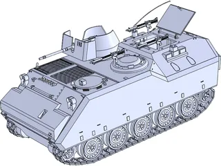 K200 Armored Car 3D Model