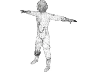 Star Wars X-Wing Pilot 3D Model