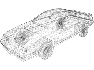 Plymouth Laser (1984) 3D Model