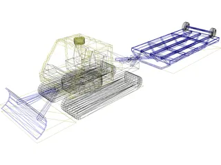 Bombardier BR-275 Groomer [+Drag] 3D Model