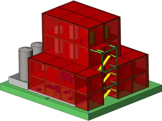 Alcohol Distillery 3D Model