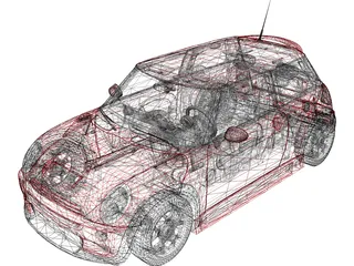 Mini Cooper S 3D Model