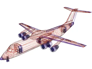 British Aerospace BAe 146 3D Model