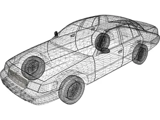 Mercury Grand Marquis (1998) 3D Model