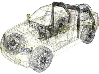 Suzuki Grand Vitara Convertible 3D Model