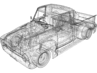 Ford F-100 (1955) 3D Model