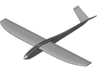 RC Moto Planeur 3D Model