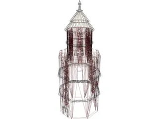 Gothic Tower 3D Model