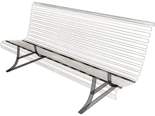 Bench 3D Model