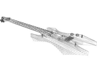 Guitar Electric 3D Model