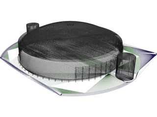 Astrodome Houston 3D Model
