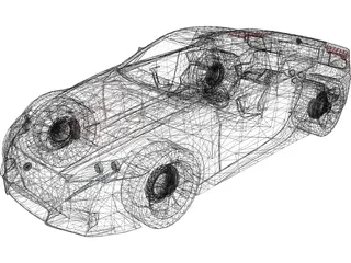 Lexus LF-A Concept (2007) 3D Model