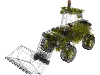 Lego Excavator 3D Model