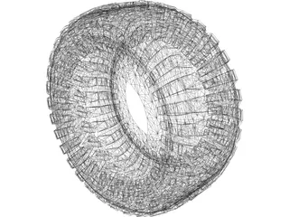 Maxxis Trepador Tire 3D Model